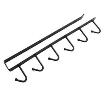 Qulaity 1pcs Hanging Rack Holder Hook Organizer Cup Towel Storage For Cupboard Kitchen Cabinet Storage Hooks VC
Qulaity 1pcs Hanging Rack Holder Hook Organizer Cup Towel Storage For Cupboard Kitchen Cabinet Storage Hooks VC
