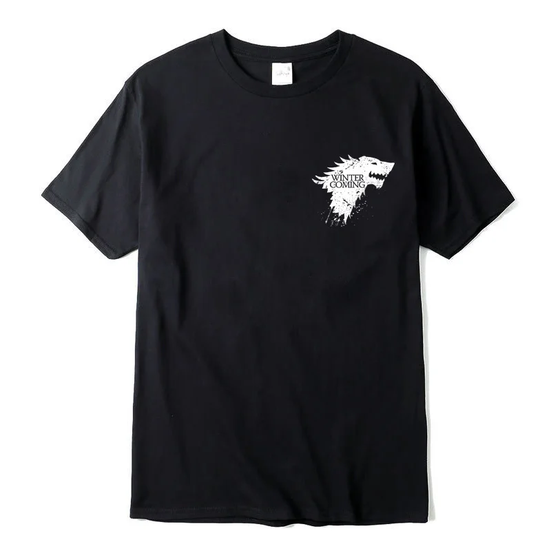 Stark cotton short sleeve Game of Thrones Men T-shirt casual men tshirt Tops Tees WINTER IS COMING MEN T shirt streetwear
Stark cotton short sleeve Game of Thrones Men T-shirt casual men tshirt Tops Tees WINTER IS COMING MEN T shirt streetwear