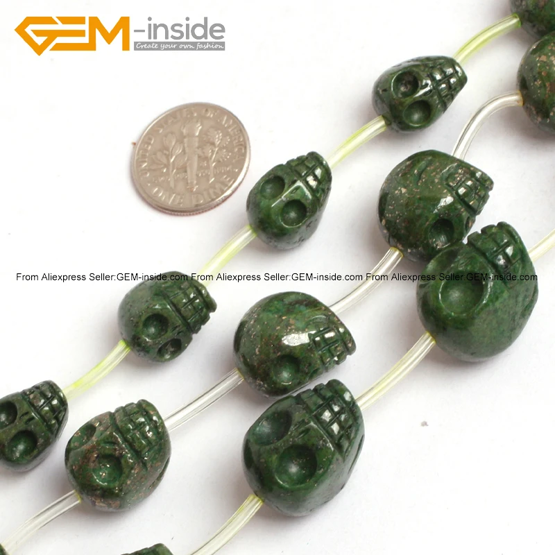 Gem-inside Green Pyrite Dyed Color Skull Beads For Paracord Jewelry Making Bracelet Necklace 12-16mm 15inches DIY Jewellery
Gem-inside Green Pyrite Dyed Color Skull Beads For Paracord Jewelry Making Bracelet Necklace 12-16mm 15inches DIY Jewellery