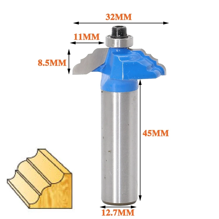 12.7mm shank Woodworking milling cutter line knife cabinet knife cabinet door plate edge door plate knife trimming machine tool
12.7mm shank Woodworking milling cutter line knife cabinet knife cabinet door plate edge door plate knife trimming machine tool