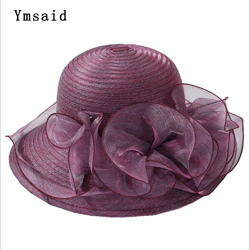 Ymsaid Vintage Yarn Church Hat For Women Summer Fashion Big Flower Organza Sun Hat Elegant Fedoras Wedding Beach Chapeu Feminino
Ymsaid Vintage Yarn Church Hat For Women Summer Fashion Big Flower Organza Sun Hat Elegant Fedoras Wedding Beach Chapeu Feminino