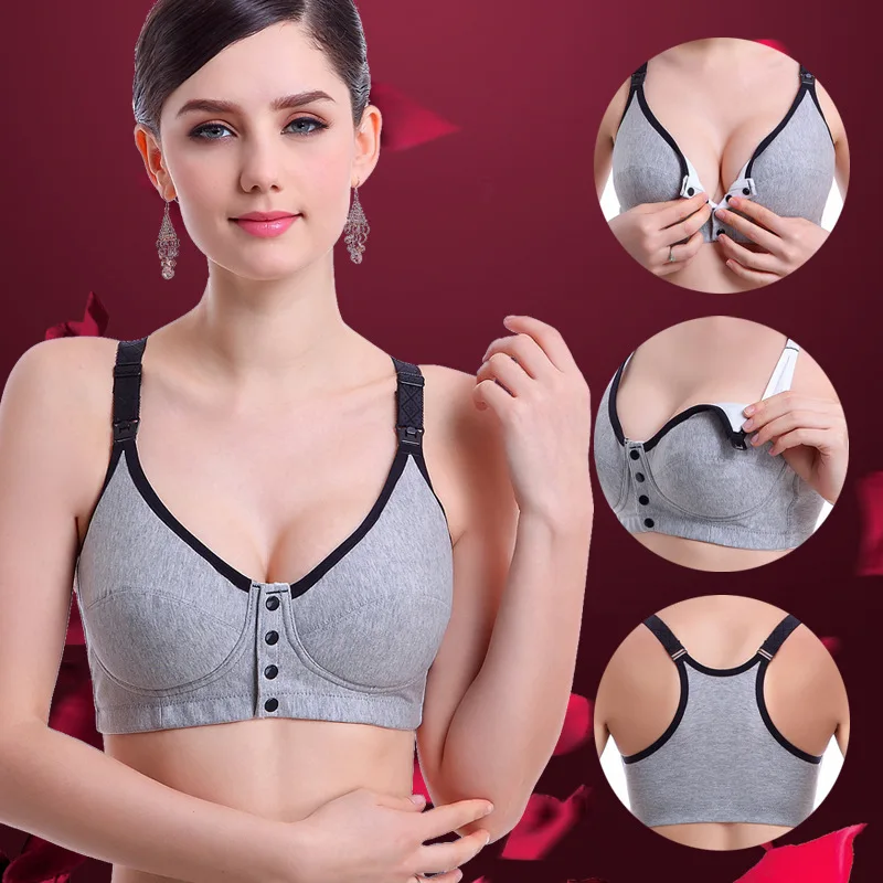 Cotton Maternity Nursing Bra Front Buckle Breast Feeding Bra For Pregnant Women Sports Nursing Underwear Clothes Feeding Bra
Cotton Maternity Nursing Bra Front Buckle Breast Feeding Bra For Pregnant Women Sports Nursing Underwear Clothes Feeding Bra