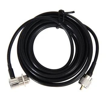 5m/16ft Antenna Extension Cable Antenna Feeder Cable Cord Coaxial Cable PL-259 SO-239 Male to Female for Car Mobile Radio
5m/16ft Antenna Extension Cable Antenna Feeder Cable Cord Coaxial Cable PL-259 SO-239 Male to Female for Car Mobile Radio