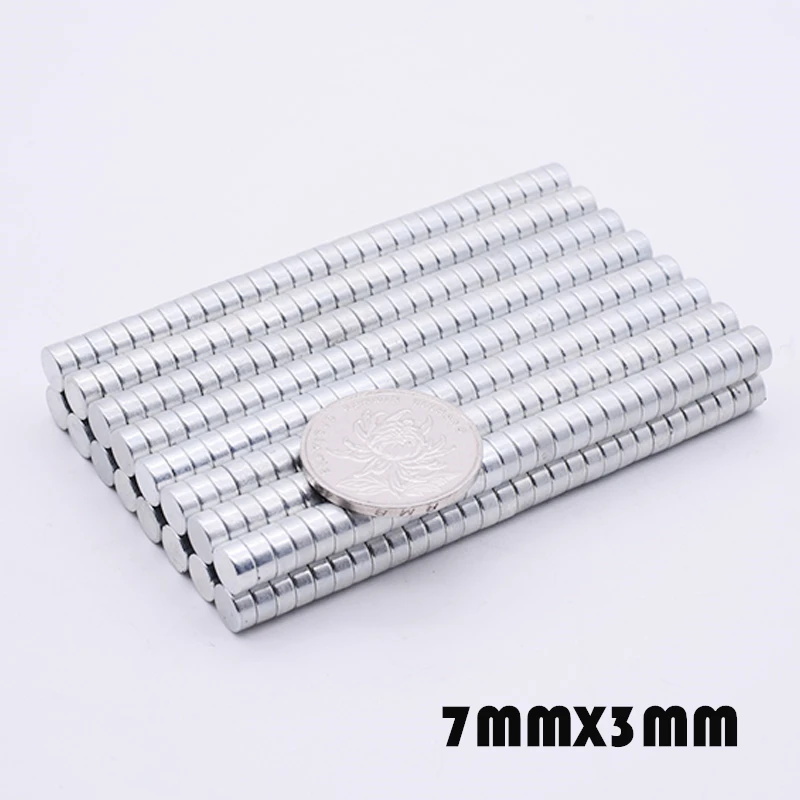 50/150Pcs 7x3mm N35 Neodymium Magnet Disc 7mm x 3mm Permanent NdFeB Small Round Super Powerful Magnetic Magnets For Craft
50/150Pcs 7x3mm N35 Neodymium Magnet Disc 7mm x 3mm Permanent NdFeB Small Round Super Powerful Magnetic Magnets For Craft