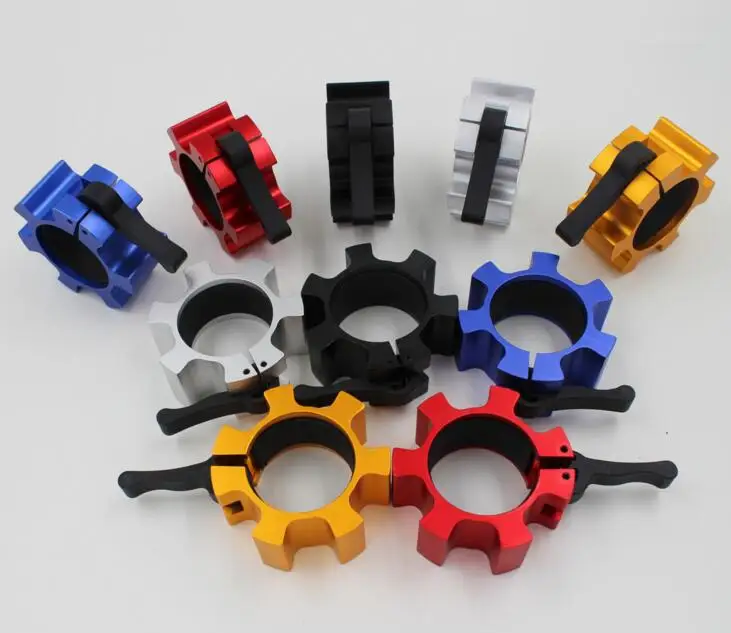 Wholesale 40pcs/lot 20pairs/lot 2" 50mm LOCK JAW BARBELL ALUMINIUM COLLARS OLYMPIC BAR WEIGHTS CLAMPS CROSSFIT GYM 5colors
Wholesale 40pcs/lot 20pairs/lot 2" 50mm LOCK JAW BARBELL ALUMINIUM COLLARS OLYMPIC BAR WEIGHTS CLAMPS CROSSFIT GYM 5colors