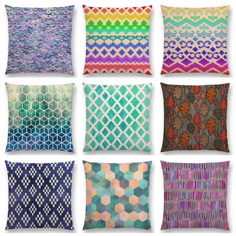 Hot Sale Blue Lace Moroccan Colorful Geometric Patterns Tribal White Rectangle Prints Cushion Home Decor Sofa Throw Pillow
Hot Sale Blue Lace Moroccan Colorful Geometric Patterns Tribal White Rectangle Prints Cushion Home Decor Sofa Throw Pillow