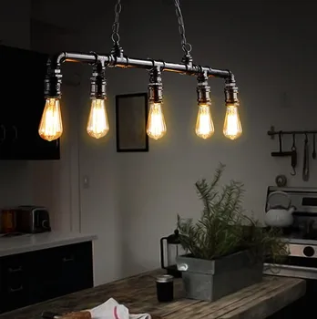 Loft Style Water Pipe Lamp Edison Pendant Light Fixtures Vintage Industrial Lighting For Dining Room Home Droplight Lamparas
Loft Style Water Pipe Lamp Edison Pendant Light Fixtures Vintage Industrial Lighting For Dining Room Home Droplight Lamparas