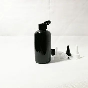 40pcs 250ml black Empty Flip top cap cosmetic PET lotion bottles,250cc shampoo plastic round bottle with disc cap pointed cap
40pcs 250ml black Empty Flip top cap cosmetic PET lotion bottles,250cc shampoo plastic round bottle with disc cap pointed cap
