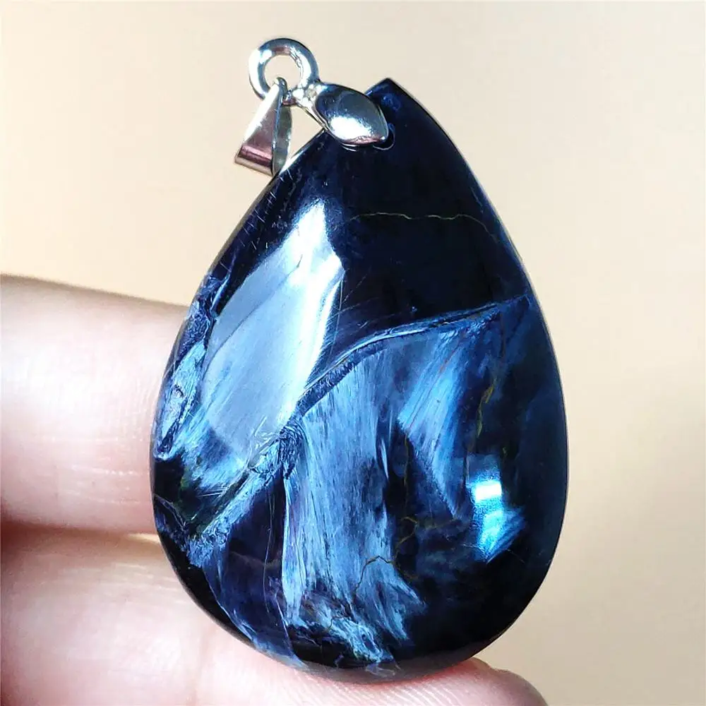 Genuine Natural Blue Pietersite Water Drop Pendant 38x27x9mm For Anniversary Gift Healing Gemstone Women Necklace Pendant AAAAA
Genuine Natural Blue Pietersite Water Drop Pendant 38x27x9mm For Anniversary Gift Healing Gemstone Women Necklace Pendant AAAAA