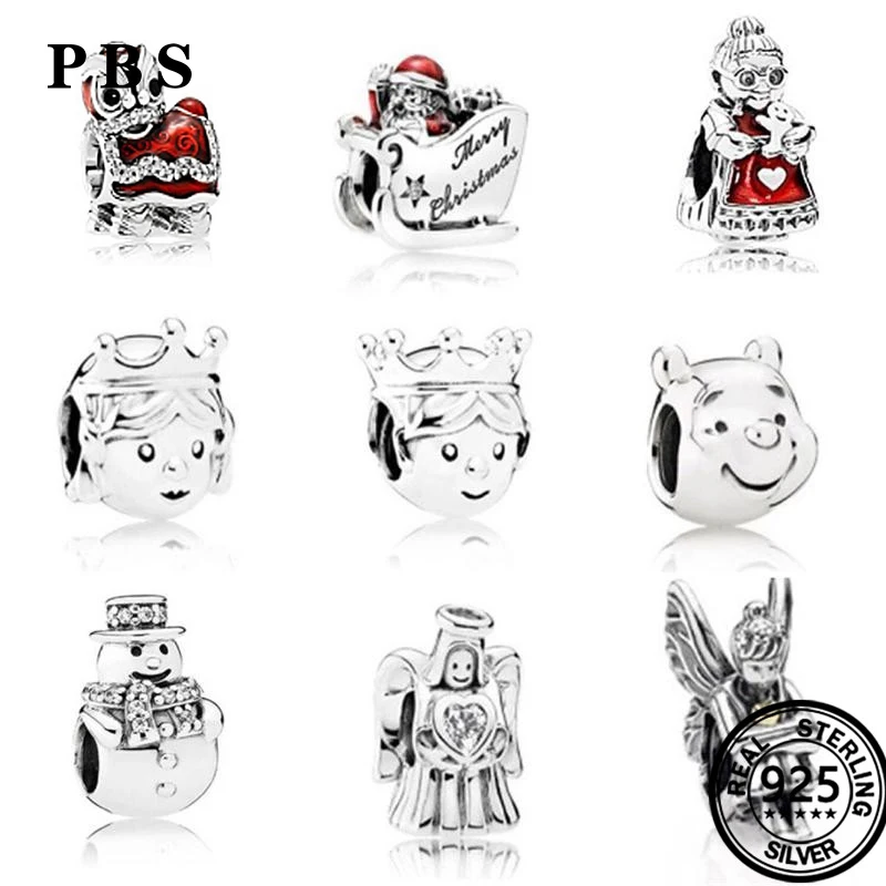 PBS 100% 925 Pure Silver Original Copy High-Quality 1:1 Multiple Styles Prince Angel Snowman Beads Free Package
PBS 100% 925 Pure Silver Original Copy High-Quality 1:1 Multiple Styles Prince Angel Snowman Beads Free Package