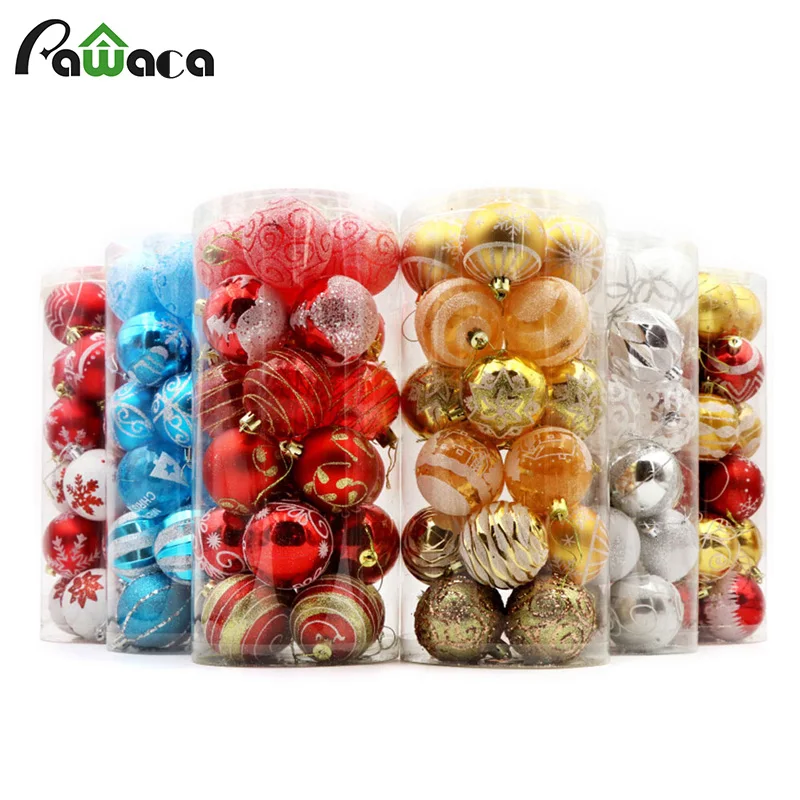 24Pcs/Lot Christmas Tree Hanging Balls 6cm Snowflake Color Drawing Decor Xmas Balls Decorations Home Party Wedding Ornament
24Pcs/Lot Christmas Tree Hanging Balls 6cm Snowflake Color Drawing Decor Xmas Balls Decorations Home Party Wedding Ornament