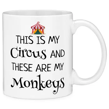 Funny Coffee Mug This Is My Circus And These Are My Monkeys Tea Cup Mothers Day Gifts, Fathers Day Gifts, Christmas Gifts Friend
Funny Coffee Mug This Is My Circus And These Are My Monkeys Tea Cup Mothers Day Gifts, Fathers Day Gifts, Christmas Gifts Friend