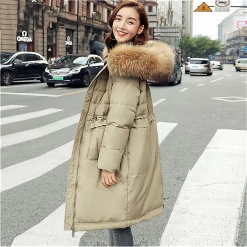 2018 Big Real Fur Collar Duck Down Jacket Winter Goose Feather Coat Long Hooded Warm Down Parkas Plus Size Outerwear
2018 Big Real Fur Collar Duck Down Jacket Winter Goose Feather Coat Long Hooded Warm Down Parkas Plus Size Outerwear