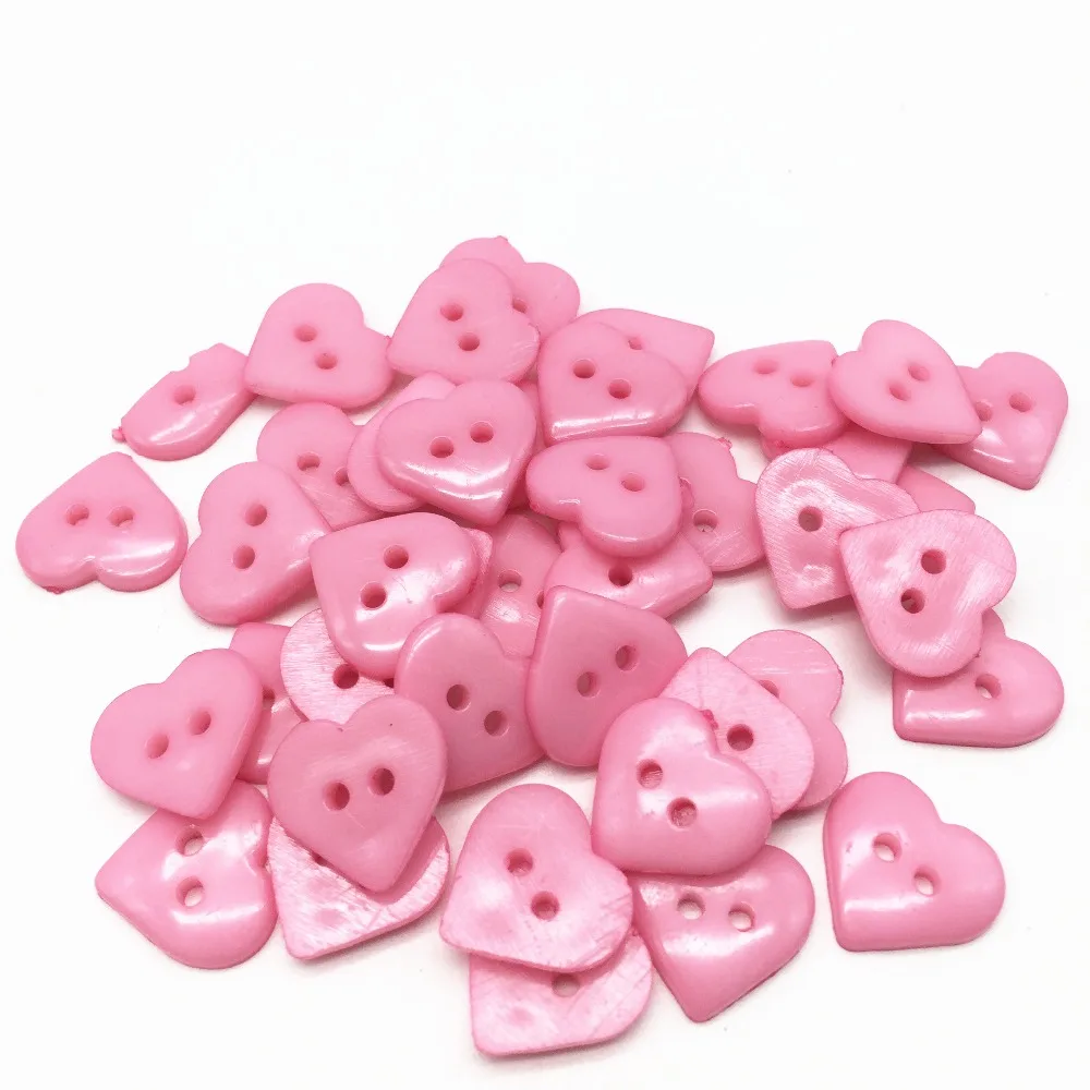 50pcs Pink Color 16x17mm Heart Shape Plastic Nylon Buttons Sewing 2-hole Button For Wedding Decorations or Scrapbooking Crafts
50pcs Pink Color 16x17mm Heart Shape Plastic Nylon Buttons Sewing 2-hole Button For Wedding Decorations or Scrapbooking Crafts