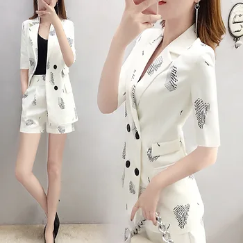 Women's Suit 2019 Spring and Summer Foreign Age Fashion Temperament Suit Two-piece Set Suit
Women's Suit 2019 Spring and Summer Foreign Age Fashion Temperament Suit Two-piece Set Suit