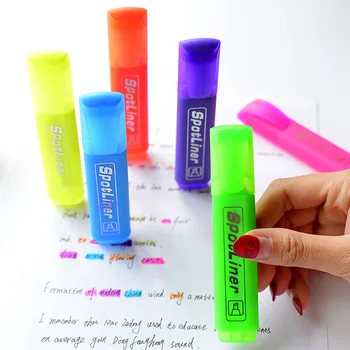 24 pcs/Lot Candy color marker fluorescent Highighter pens for file fax Stationery Office School supplies resaltador pen DB687
24 pcs/Lot Candy color marker fluorescent Highighter pens for file fax Stationery Office School supplies resaltador pen DB687