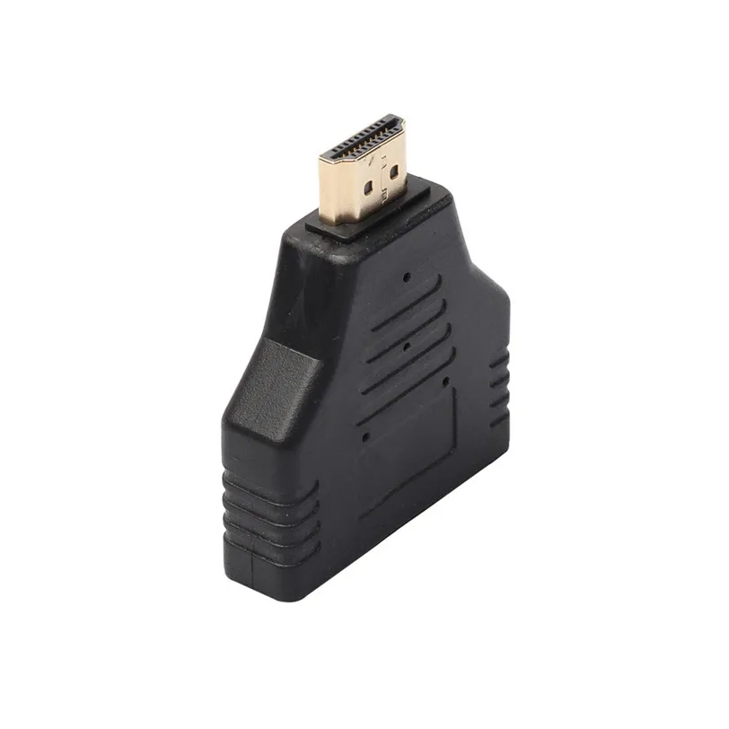 HDMI штекер двойной гнездо распределитель от 1 до 2 сторонний адаптер для HD TV Hot DH