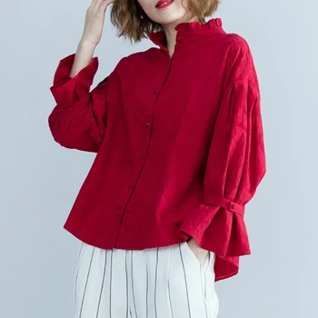 Harajuku Bohemian Kimono Vintage Retro Boho Loose Baggy Jacquard Embroidery White Red Cotton Shirt Blouses Women Spring Tops 
Harajuku Bohemian Kimono Vintage Retro Boho Loose Baggy Jacquard Embroidery White Red Cotton Shirt Blouses Women Spring Tops
