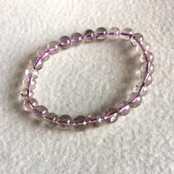 Natural Genuine Purple Hair Crystal Clear Super 7 Seven Bracelet Round Melody Stone 6.5mm
Natural Genuine Purple Hair Crystal Clear Super 7 Seven Bracelet Round Melody Stone 6.5mm