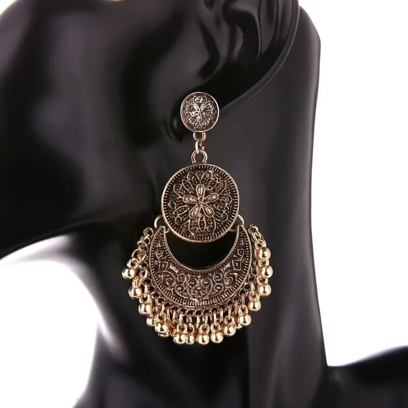 Vintage Trendy Gold Color Earrings for Women Bohemian Crystal Statement Geometry Round Earring Jewelry for 2018
Vintage Trendy Gold Color Earrings for Women Bohemian Crystal Statement Geometry Round Earring Jewelry for 2018