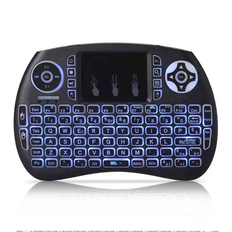 Mini 2.4GHz Wireless QWERTY Keyboard Portable Hand-Held with Touchpad & Backlight for PC / Smart TV /Android TV Box
Mini 2.4GHz Wireless QWERTY Keyboard Portable Hand-Held with Touchpad & Backlight for PC / Smart TV /Android TV Box