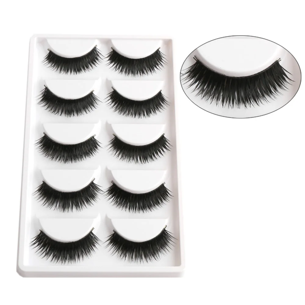 5 Pairs New Natural Long Thick False Fake Eyelashes maquiage Makeup Tools Party False Eye Lashes Extension Tools
5 Pairs New Natural Long Thick False Fake Eyelashes maquiage Makeup Tools Party False Eye Lashes Extension Tools