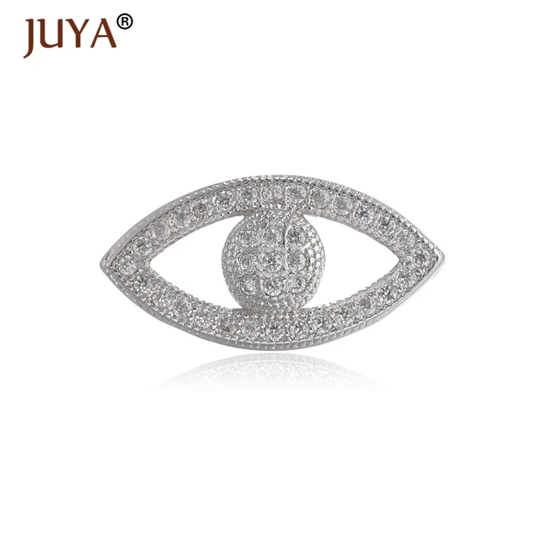 Luck Evil Eye Beads Spacer Charms For Jewelry Making Accessories High Quality Copper with Black/Clear Cubic Zirconia Rhinestone
Luck Evil Eye Beads Spacer Charms For Jewelry Making Accessories High Quality Copper with Black/Clear Cubic Zirconia Rhinestone