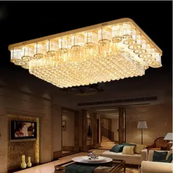 Round Crystal Lights Luxury Lobby European Living Room Light Rectangular Crystal Ceiling Lamps Lights Lighting fixture
Round Crystal Lights Luxury Lobby European Living Room Light Rectangular Crystal Ceiling Lamps Lights Lighting fixture