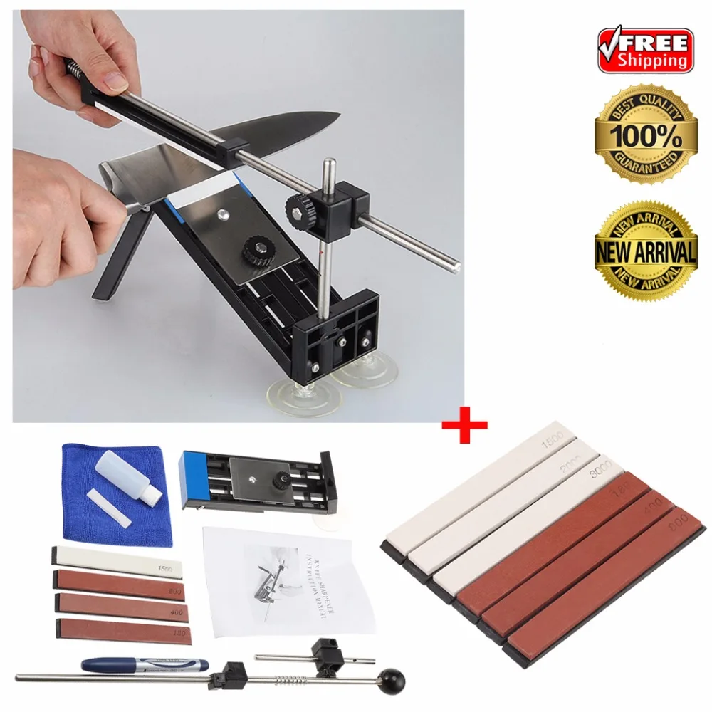 Professional Knife Sharpener New Arrival Iron steel Knife Sharpener Sharpening Fixed Angle with stones Sharpening Kitchen Tools
Professional Knife Sharpener New Arrival Iron steel Knife Sharpener Sharpening Fixed Angle with stones Sharpening Kitchen Tools