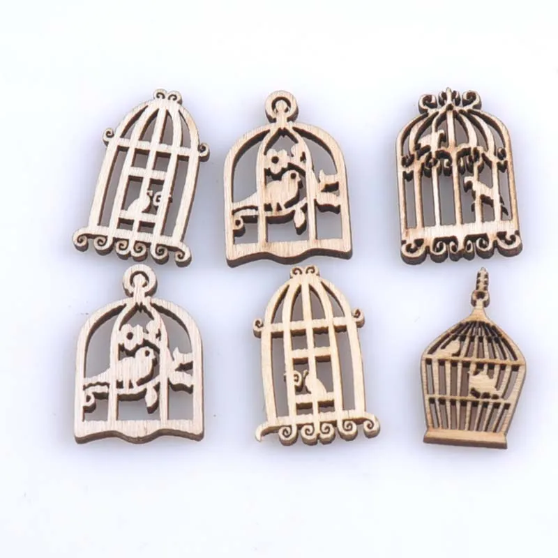20pcs 30x20mm Mixed Birdcage pattert Natural wood Scrapbooking Carft Accessories Wind Chimes Hanging Decorations MT0833
20pcs 30x20mm Mixed Birdcage pattert Natural wood Scrapbooking Carft Accessories Wind Chimes Hanging Decorations MT0833