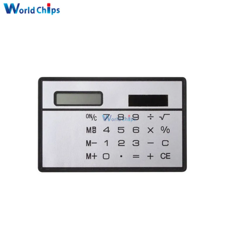 8 Digits Ultra Mini Slim Credit Card Size Solar Power Calculator Small Pocket mini calculator
8 Digits Ultra Mini Slim Credit Card Size Solar Power Calculator Small Pocket mini calculator