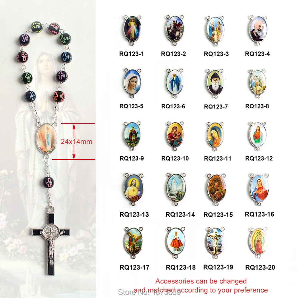 Customized Decade Rosary Acrylic Bead Mixed Color Many Crucifix Center Medal For Selection
Customized Decade Rosary Acrylic Bead Mixed Color Many Crucifix Center Medal For Selection