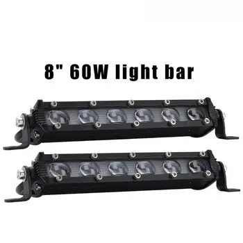 8inch 60W Long Bar Work Light LED Spotlight Flood Spot Suv Boat Driving Lamp For Offroad
8inch 60W Long Bar Work Light LED Spotlight Flood Spot Suv Boat Driving Lamp For Offroad
