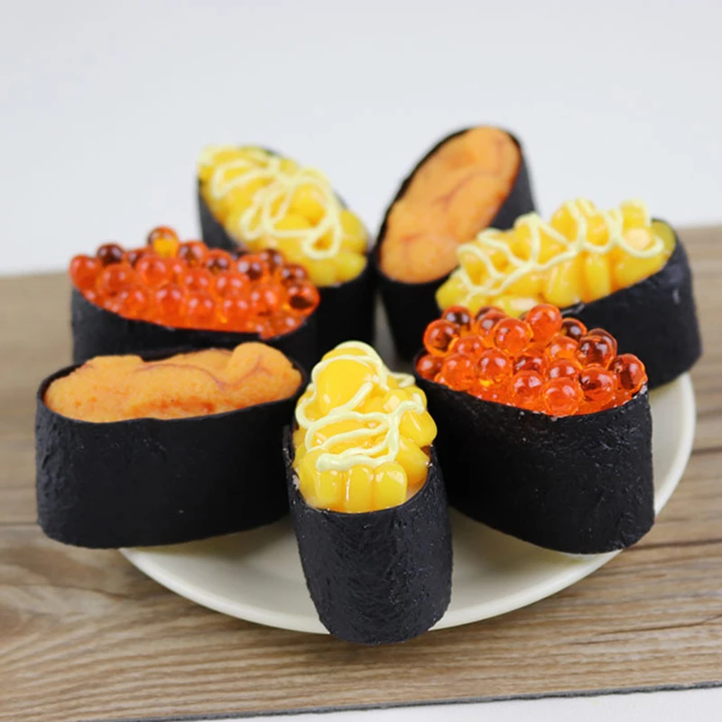Artificial Decorative Foods PVC Simulation Japanese Sushi Model Fake Cooking Catering Display Props
Artificial Decorative Foods PVC Simulation Japanese Sushi Model Fake Cooking Catering Display Props
