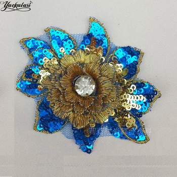 YACKALASI 10 Pcs 3D Flower Appliqued Sequined Paches Rhinestone Petals Hair Accessory Sewing Apparel Trims 7.5cm
YACKALASI 10 Pcs 3D Flower Appliqued Sequined Paches Rhinestone Petals Hair Accessory Sewing Apparel Trims 7.5cm