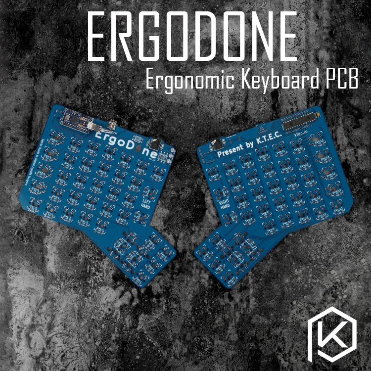 Ergodone ergo пользовательская механическая клавиатура TKG TOOLS PCB запрограммированная