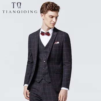 Top Custom Men Plaid Formal Suits Groom Wedding Slim Fit Groomsmen Tuxedos 3 Piece Handsome Business Wear (Jacket+Pants+Vest)
Top Custom Men Plaid Formal Suits Groom Wedding Slim Fit Groomsmen Tuxedos 3 Piece Handsome Business Wear (Jacket+Pants+Vest)
