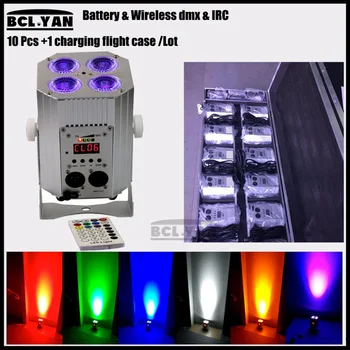 Good price 4pcs Wireless dmx LED 4*18w IR Remote RGBWA UV Battery Uplighting DJ Par Light 10xlot with flight case dhl shipping
Good price 4pcs Wireless dmx LED 4*18w IR Remote RGBWA UV Battery Uplighting DJ Par Light 10xlot with flight case dhl shipping
