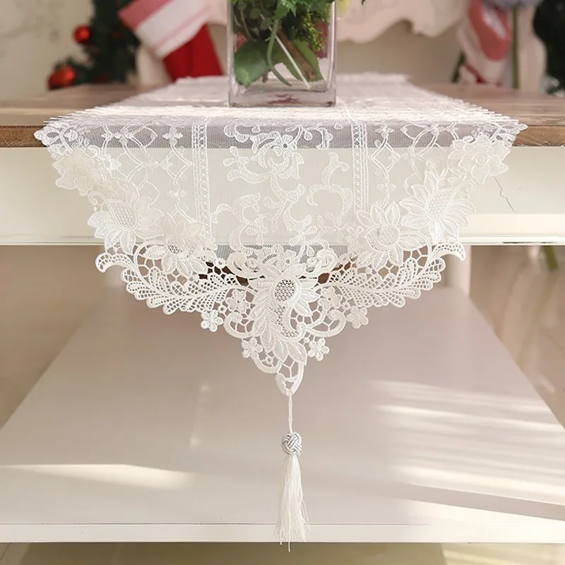 Fashion Modern Tulle Lace Table Flag Tassel Pendant White Coffee Tablecloth TV Cabinet Cover Towel Christmas Wedding Decoration
Fashion Modern Tulle Lace Table Flag Tassel Pendant White Coffee Tablecloth TV Cabinet Cover Towel Christmas Wedding Decoration