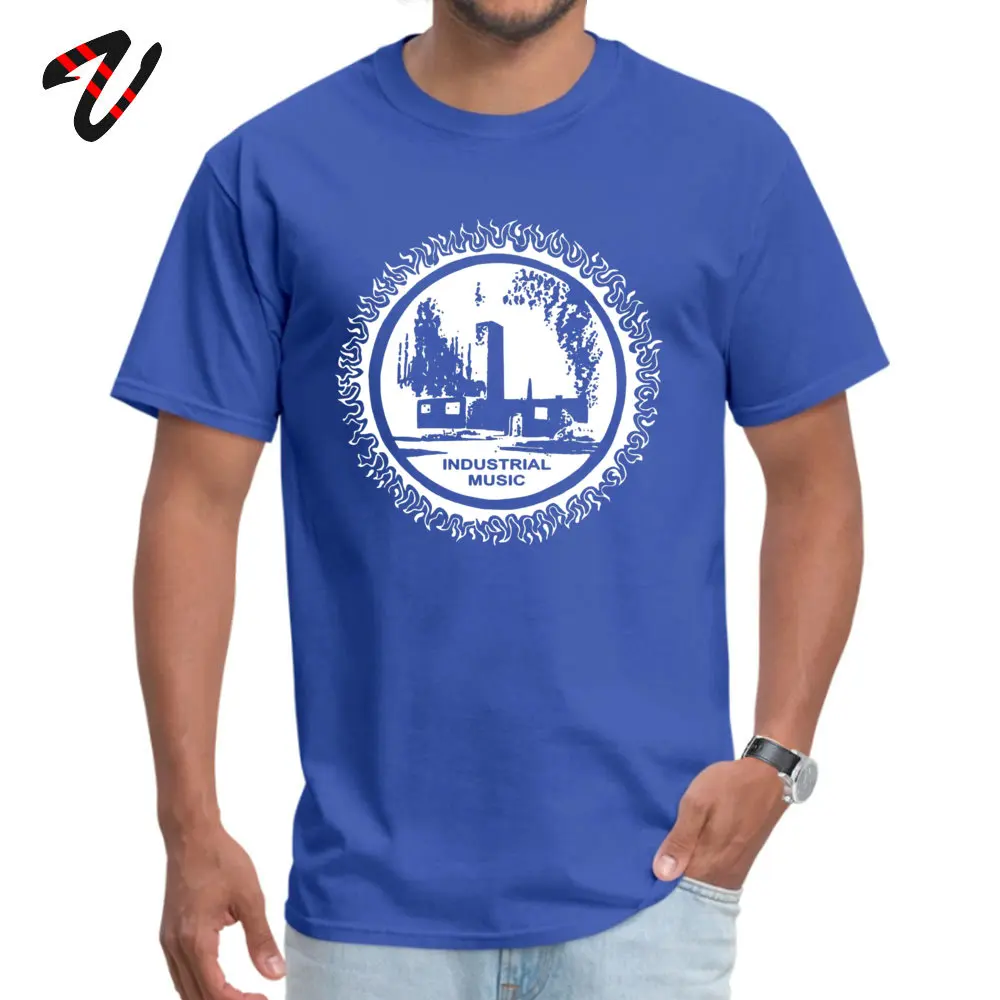 Tops & Tees Industrial Records t Fall Latest Birthday Short Sleeve 100% Cotton Round Neck Mens T Shirt Birthday Tee-Shirt Industrial Records t 15043 blue