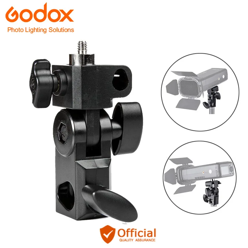 AD-E Flash Speedlite Holder with 1/4" Screw On The Top and Umbrella Hole Angle Adjustable for Holding Godox AD200 Pocket Flash
AD-E Flash Speedlite Holder with 1/4" Screw On The Top and Umbrella Hole Angle Adjustable for Holding Godox AD200 Pocket Flash