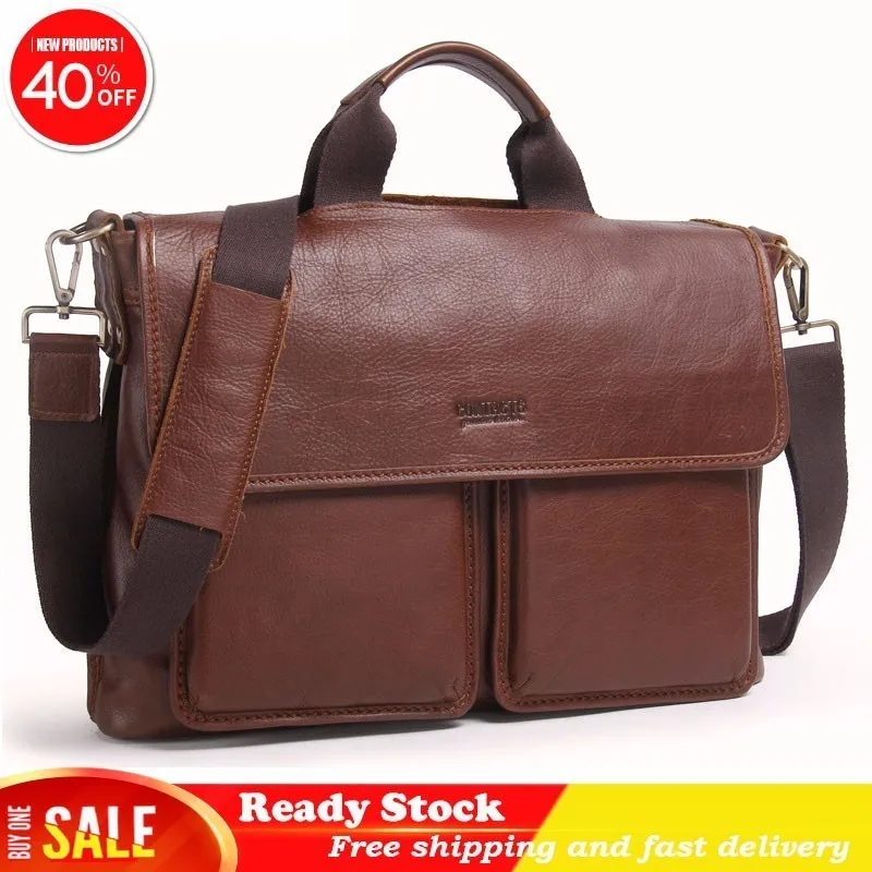 New fashion Luxury brand Genuine Leather Man Business Affairs Briefcase Leisure Time Single Shoulder Satchel Portable Male Bag
New fashion Luxury brand Genuine Leather Man Business Affairs Briefcase Leisure Time Single Shoulder Satchel Portable Male Bag