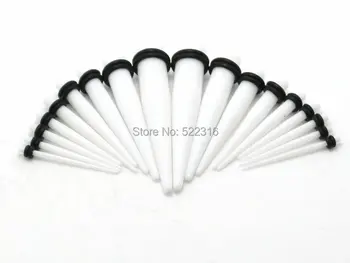 1.6mm-10mm white acrylic 180pcs acrylic straight ear tapers kits plug gauges expander wholesale body piercing jewelry
1.6mm-10mm white acrylic 180pcs acrylic straight ear tapers kits plug gauges expander wholesale body piercing jewelry