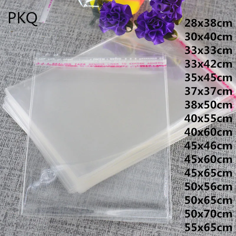 100pcs Clear Self Sealing Cellophane Bags Resealable Plastic OPP Display bag for toy gift Large Self Adhesive bag Plastic Baggie
100pcs Clear Self Sealing Cellophane Bags Resealable Plastic OPP Display bag for toy gift Large Self Adhesive bag Plastic Baggie