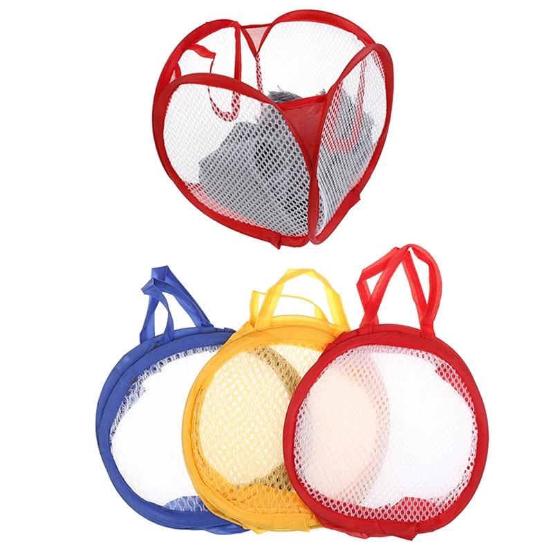 Foldable Clothes Storage Baskets Mesh Washing Dirty Clothes Laundry Basket Portable Sundries Organizer Toy Container
Foldable Clothes Storage Baskets Mesh Washing Dirty Clothes Laundry Basket Portable Sundries Organizer Toy Container