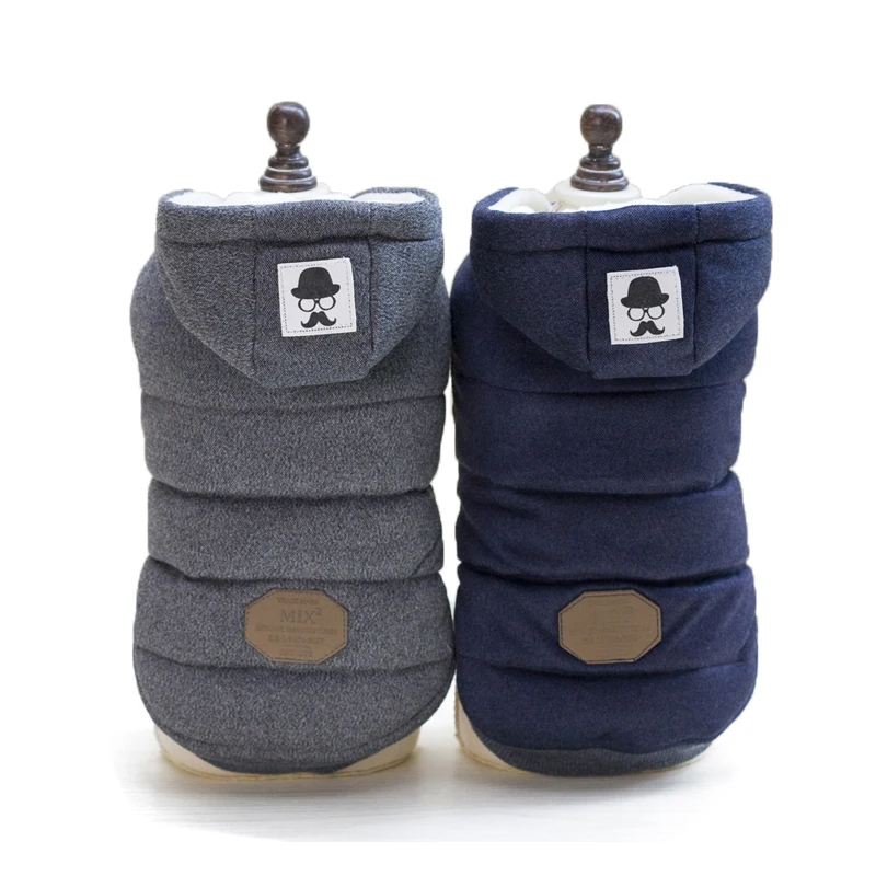 Hooded Dogs Coats Jackets Winter Cotton Thick Warm Chihuahua Puppy Costume Blue/Gray Pet Dog Clothes S-2XL
Hooded Dogs Coats Jackets Winter Cotton Thick Warm Chihuahua Puppy Costume Blue/Gray Pet Dog Clothes S-2XL