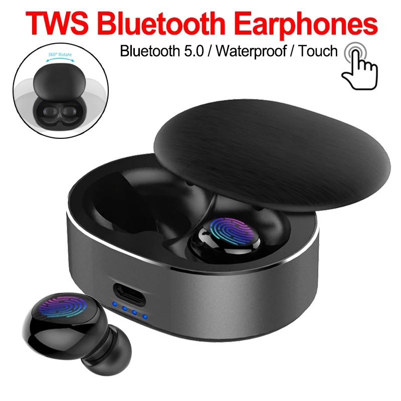 TWS 5.0 Mini Bluetooth Earphones Wireless Sports Earphone 3D Stereo Headset Noise Cancelling Earbuds With Microphone
TWS 5.0 Mini Bluetooth Earphones Wireless Sports Earphone 3D Stereo Headset Noise Cancelling Earbuds With Microphone