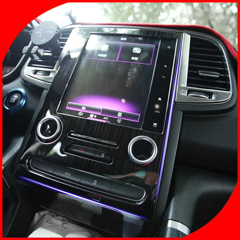 Stainless steel navigation panel decorative stickers for Renault Koleos for Samsung QM6 2017 2018 Accessories
Stainless steel navigation panel decorative stickers for Renault Koleos for Samsung QM6 2017 2018 Accessories