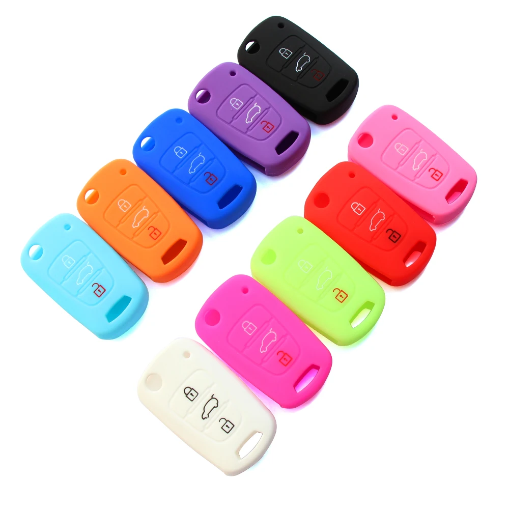 VCiiC Silicone Key Cover For Hyundai Solaris I30 I35 IX20 IX35 For Kia Rio K2 K5 Sportage Ceed Sorento Picanto Remote Case Fob
VCiiC Silicone Key Cover For Hyundai Solaris I30 I35 IX20 IX35 For Kia Rio K2 K5 Sportage Ceed Sorento Picanto Remote Case Fob