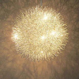 Aluminum ball wire pendant lights fashion Living room restaurant attic garden terrace bedroom lighting pendant lamps ZA
Aluminum ball wire pendant lights fashion Living room restaurant attic garden terrace bedroom lighting pendant lamps ZA